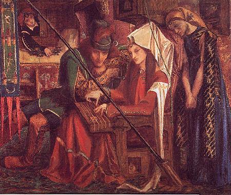 Dante Gabriel Rossetti The Tune of Seven Towers France oil painting art